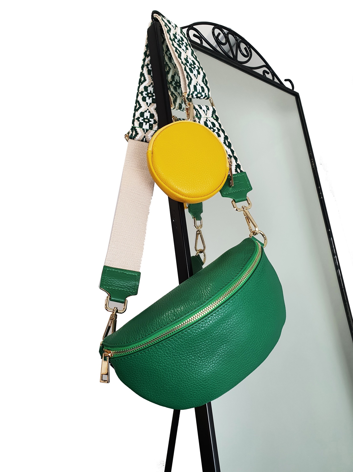 TOS MINI VENTI SLING BAG in GREEN