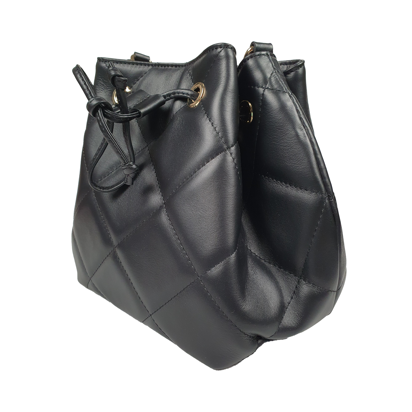 Lux Petite Edinburgh Bucket Bag in Black