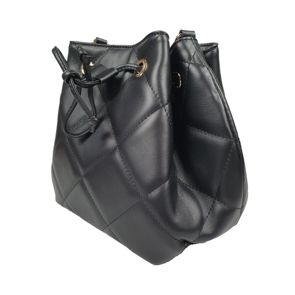 Lux Edinburgh Bucket Bag in Black