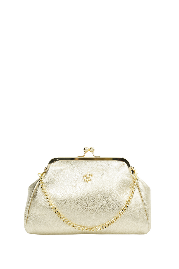 Mini Virgina Bag in Dollaro Champagne Gold