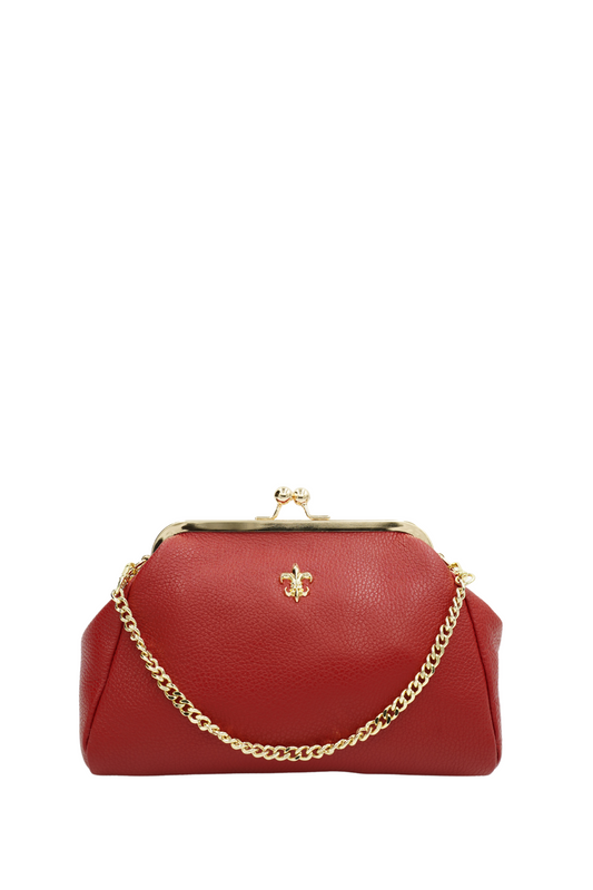 Mini Virgina Bag Dollaro in Scarlet Red
