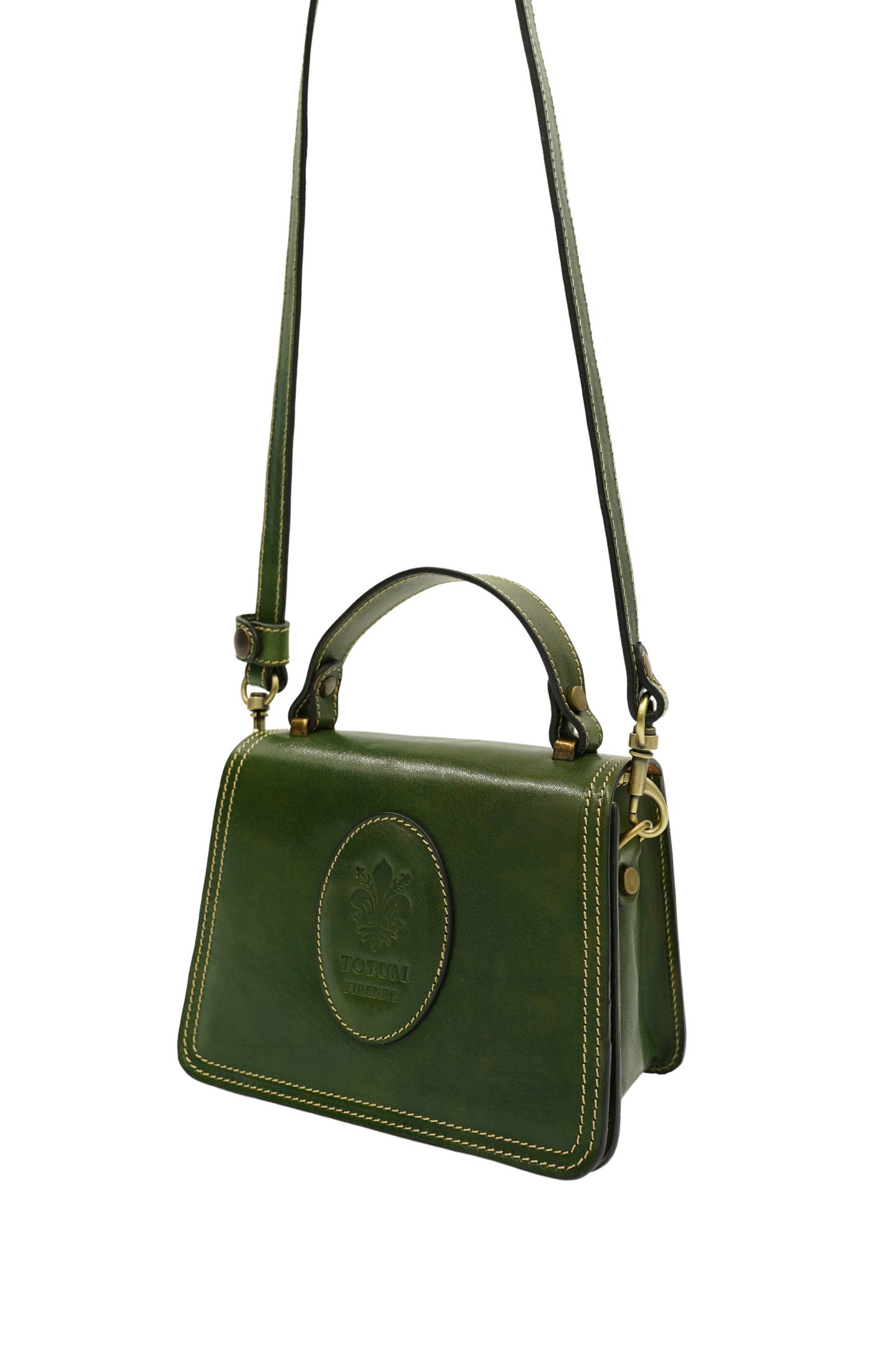 Credere Gran O Mini Tote Bag in Bosco Green