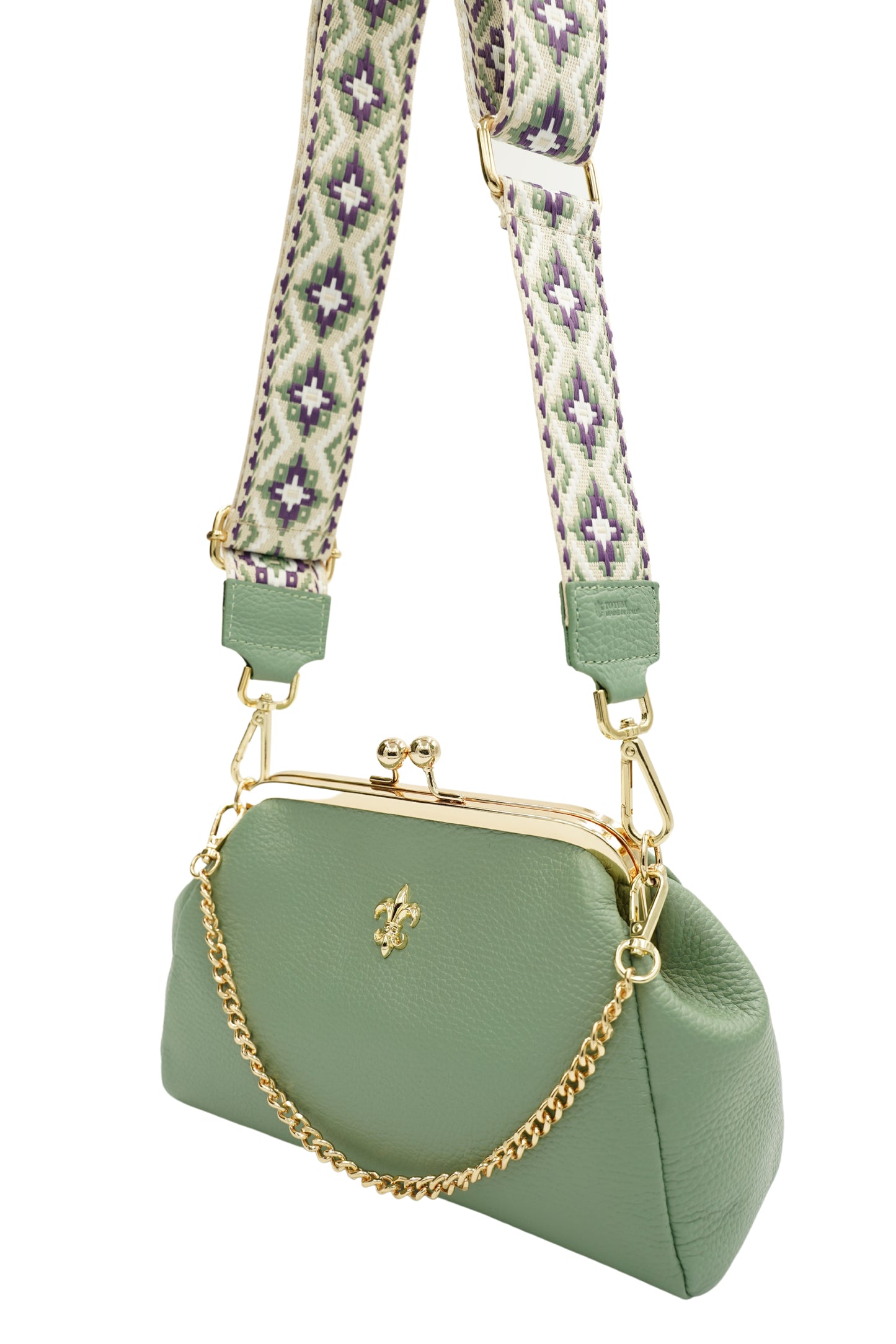 Mini Virgina Bag Dollaro in Pistacchio Mint Green