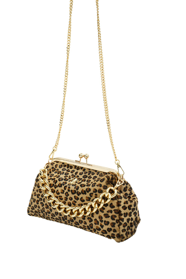Mini Virgina Bag in Leopard Pois